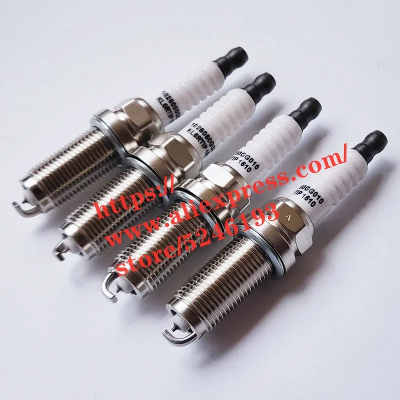 4pcs/set Spark Plug For JAC Refine J3 TurinTagaz C10 J5 VVT J4 S2/SEI 2 T40 S3/SEI 3 T5 M3 1026080GG010