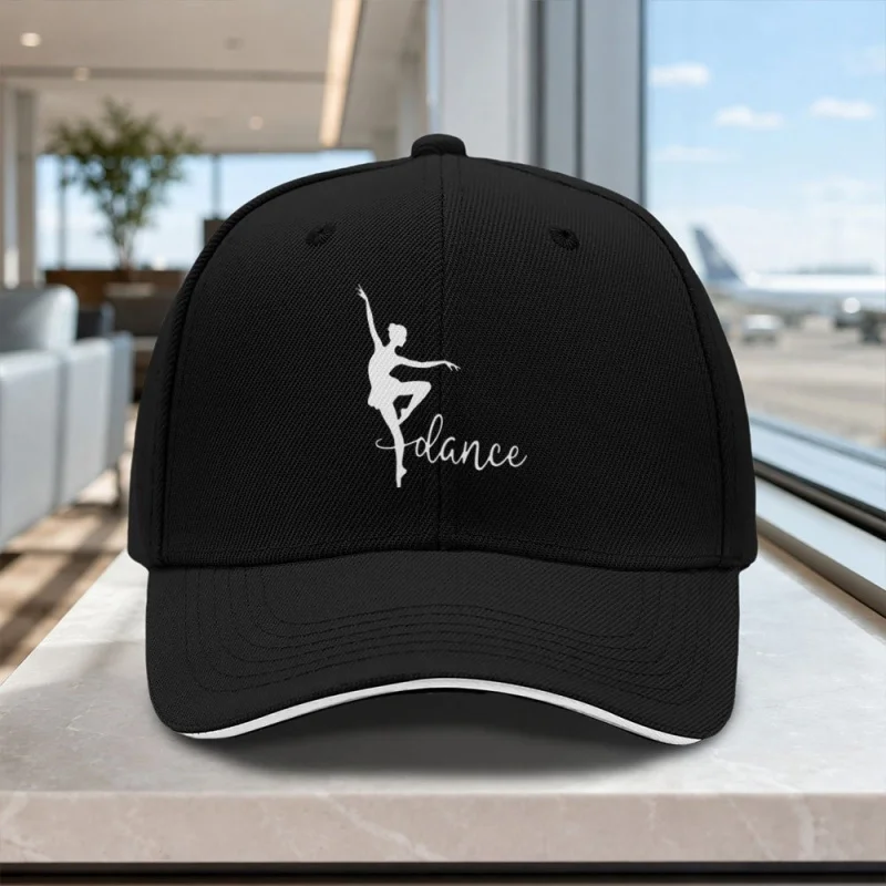 Ballet Dancer Fdance Adjustable Sandwich Baseball Cap – Lightweight Printed Unisex Hat for Outdoor, Weddings, Parties