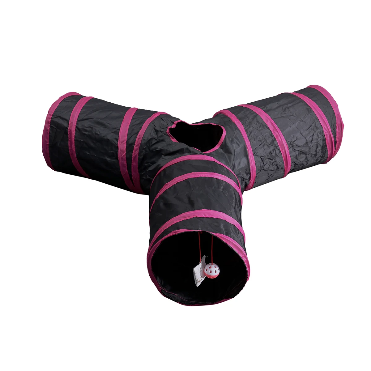 

Foldable Cat Tunnel 3 With Crinkle Paper For Guinea Hamster Collapsible Animal Tunnel For Small Pets