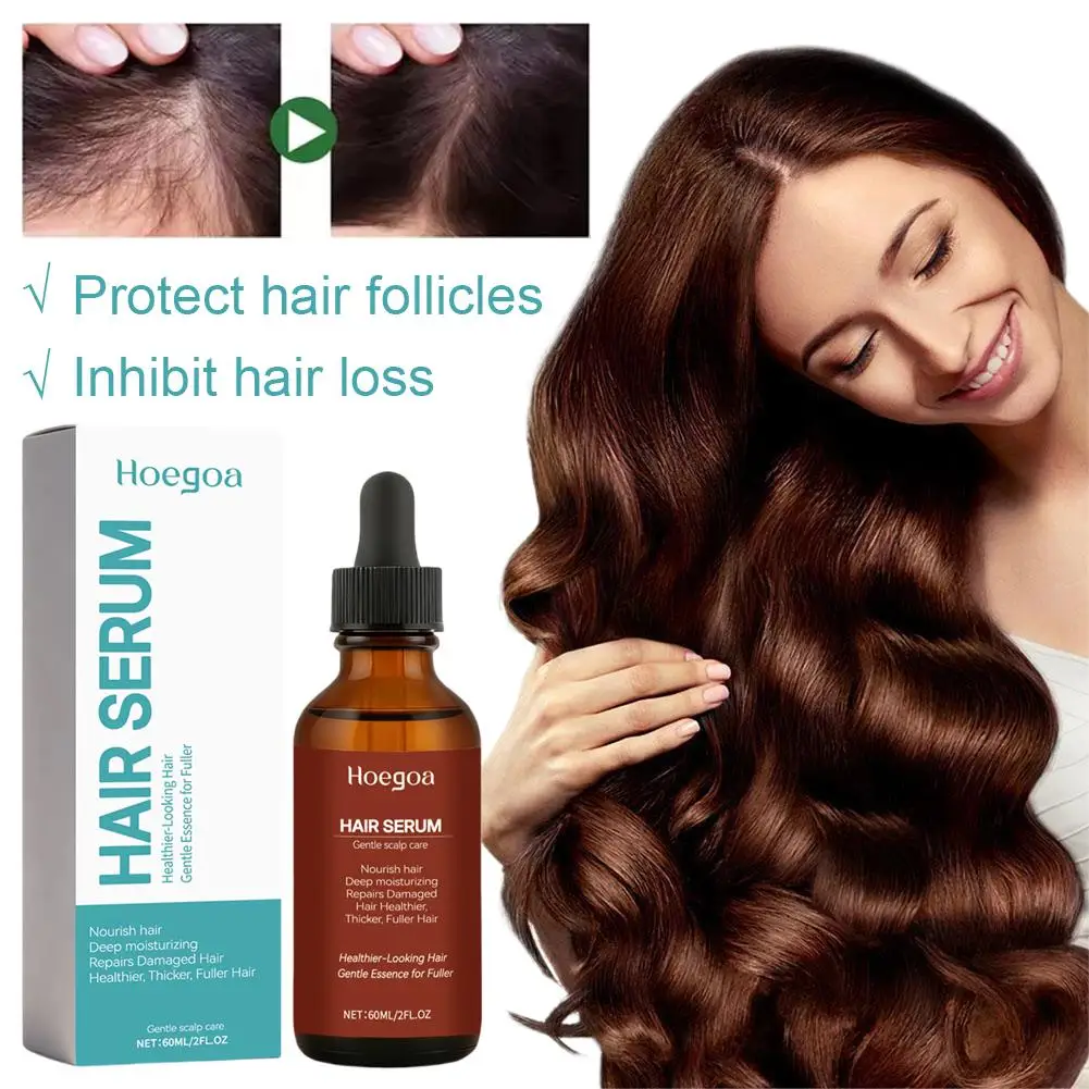 60 مللي مصل إعادة نمو الشعر أفريقيا مجنون الجر الثعلبة مصل مكافحة كسر الشعر رشاقته علاج تساقط الشعر رذاذ للرجل Wom P1G0