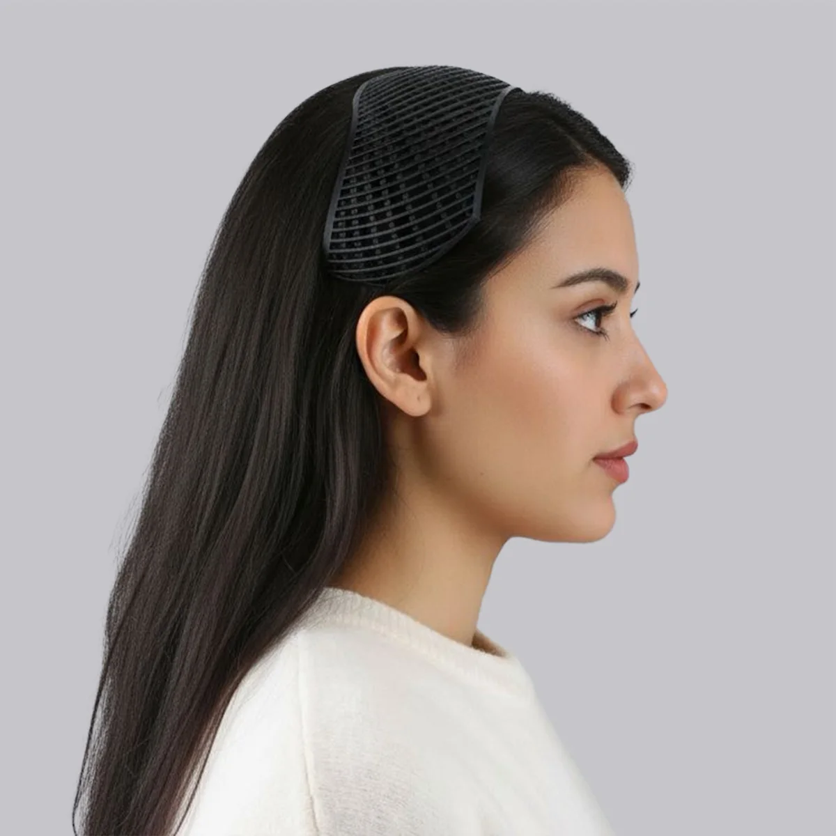 Muslim Headscarf Geometric Pattern Anti Slip Fixed Headband For Fixing Portable Anti Slip Widened Headscarf Multifunctio 10*9cm