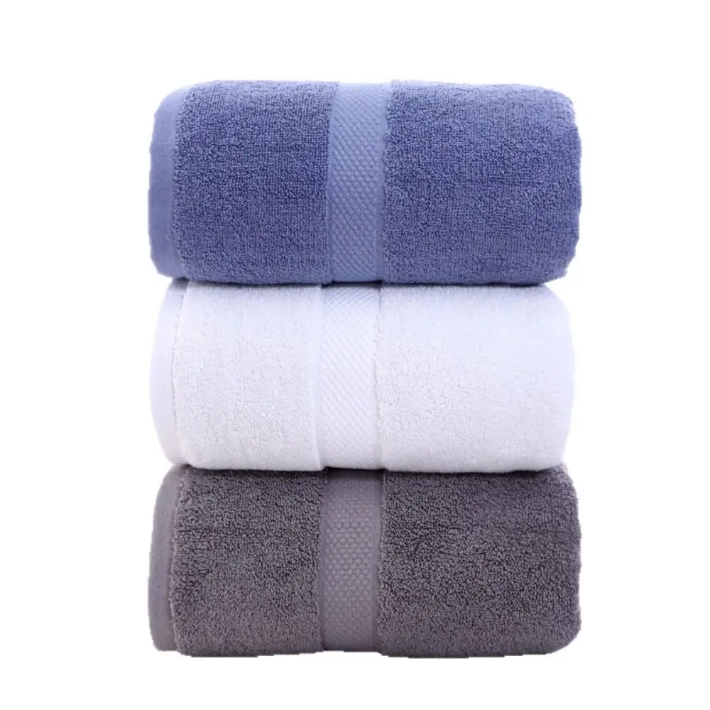 Face Towel Pure Cotton Bath Towel Thickened Absorbent Beach Towel Large Antibacterial Adults Serviette Towel Home