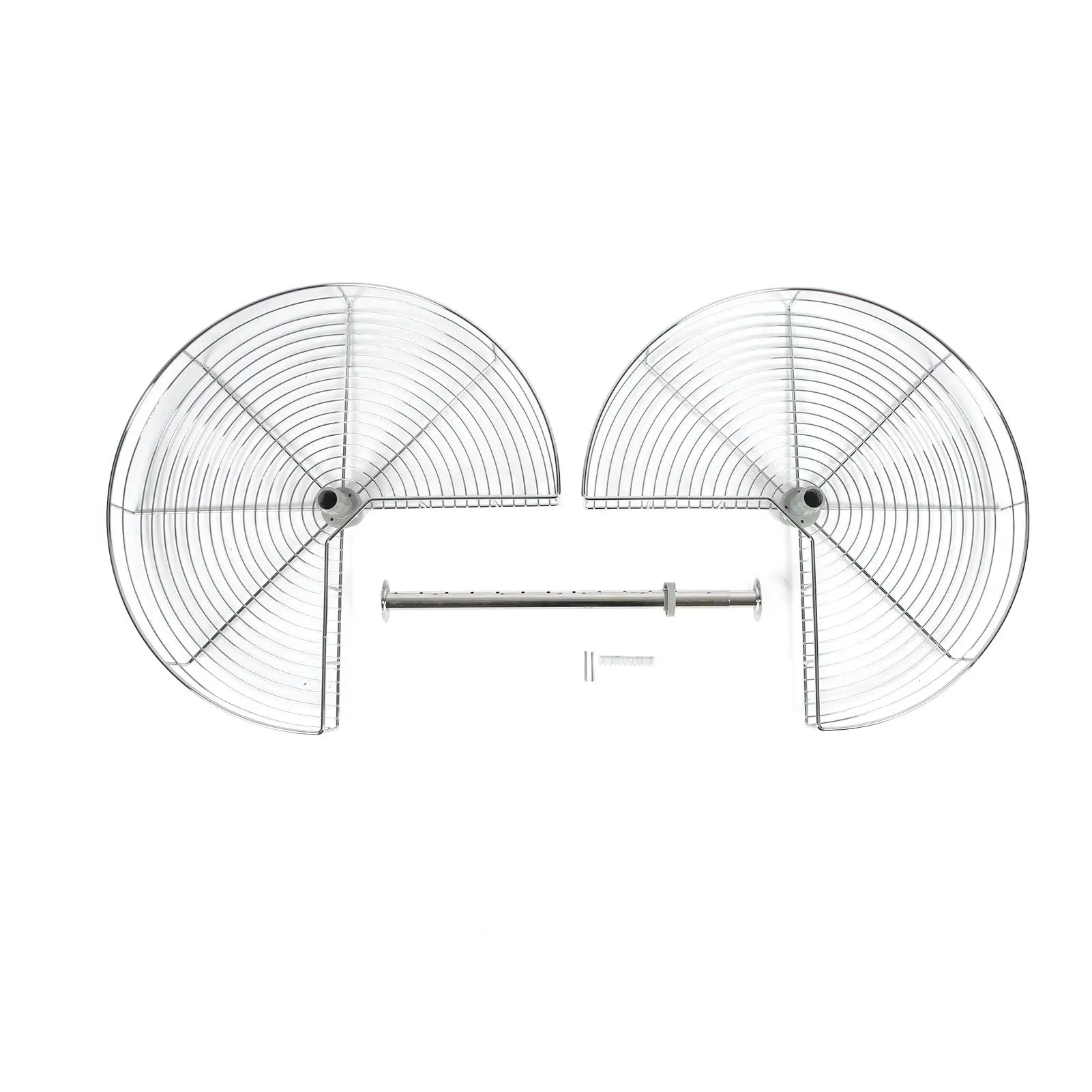 

Rotating Corner Shelf Kidney Shaped 270 Degree Storage Basket Organizer for home Kitchen Use