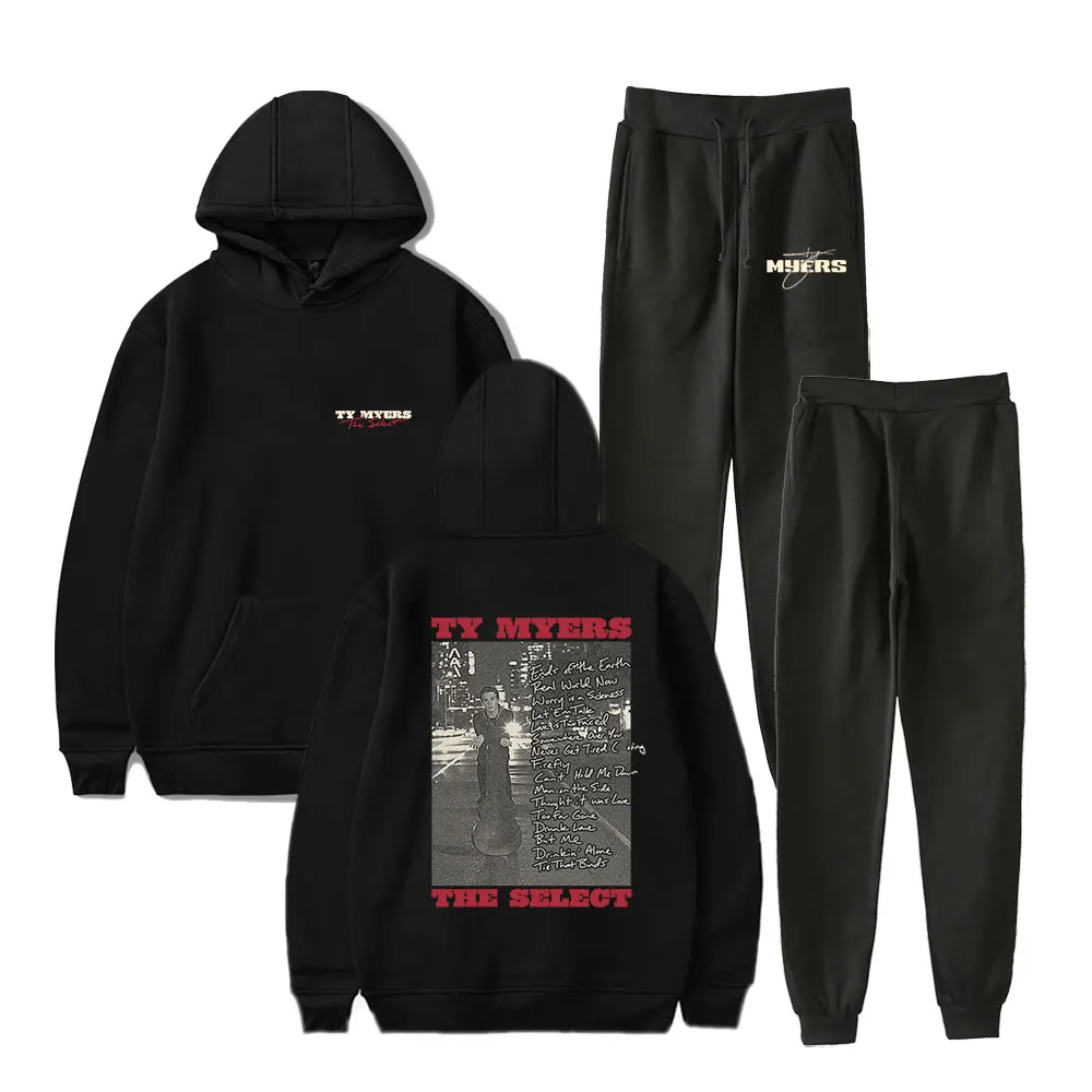 Ty Myers Tracklist Hoodies Jogger Pants The Select Tour Merch Cosplay Women Men Fashion Streetwear Sweatshirts