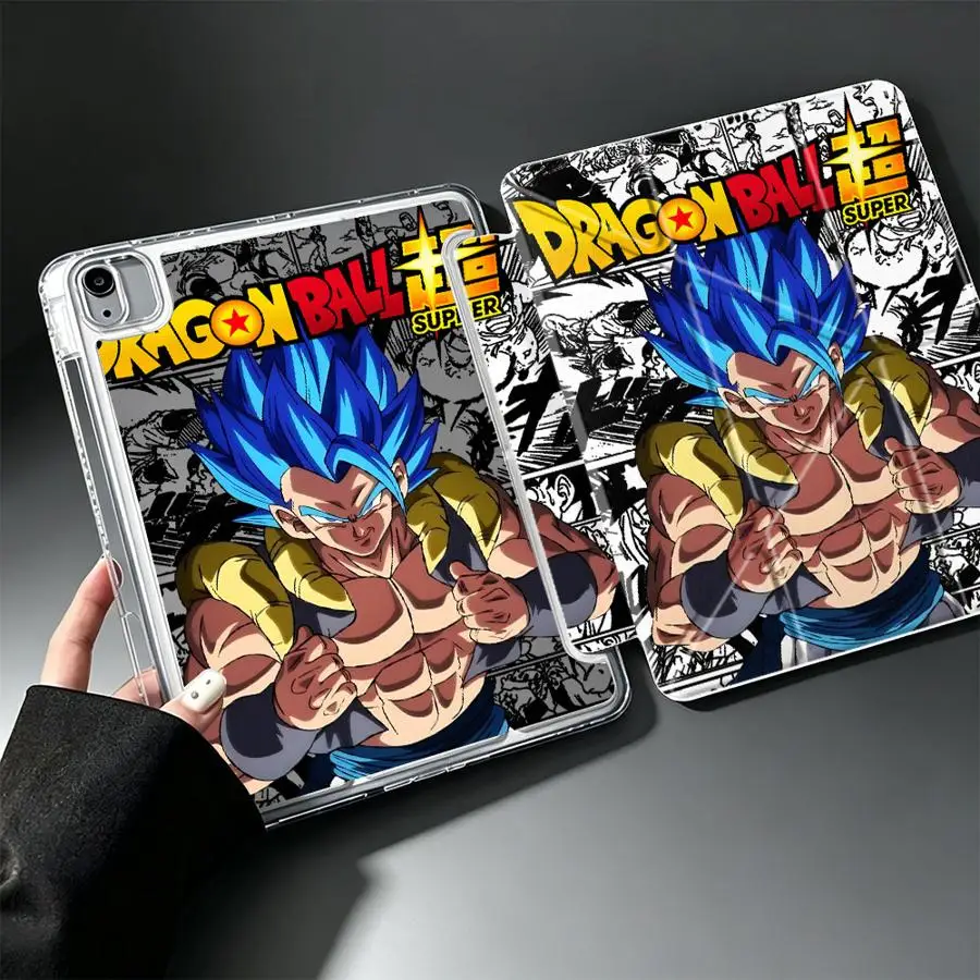 With Pen Slot Cover Tablet Case For Samsung Galaxy Tab A8 S7 FE A9 Plus S8 A11 S10 Lite S9 Plus Dragon Ball Anime Vegeta