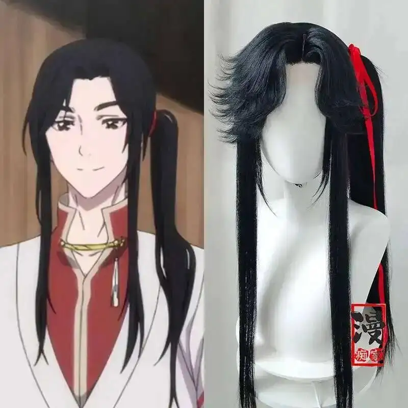 Стилизованный парик для косплея Hua Cheng San Lang, индивидуальный парик Tian Guan Ci Fu Heaven Official’s Blessing HuaCheng Cos Wig Xie Lian Косплей