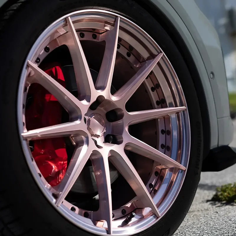 LSGZL 21 Inch 5x114.3 for AUDI SQ5 2 Piece Forged DEEP LIP CONCAVE 5x120 Forged Wheels