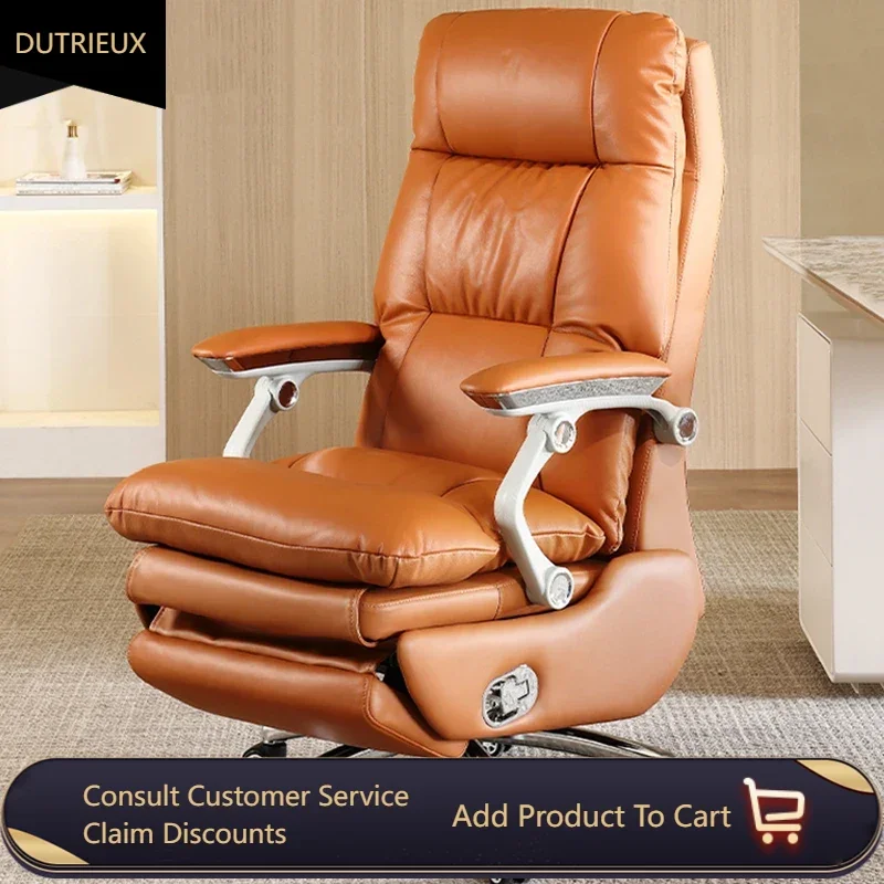 

Massage Executive Office Chair Armpad Leather Designer Mobile Chair Ergonomic Modern Luxury Sillas De Oficina Salon Furniture