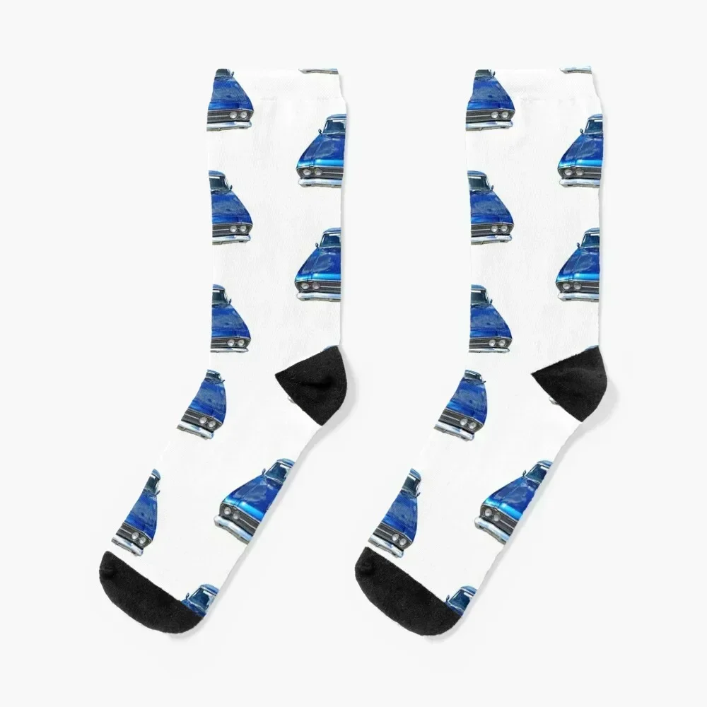 Fairlane Rich Blue (MINI) Socks man anti slip football Man Socks Women's