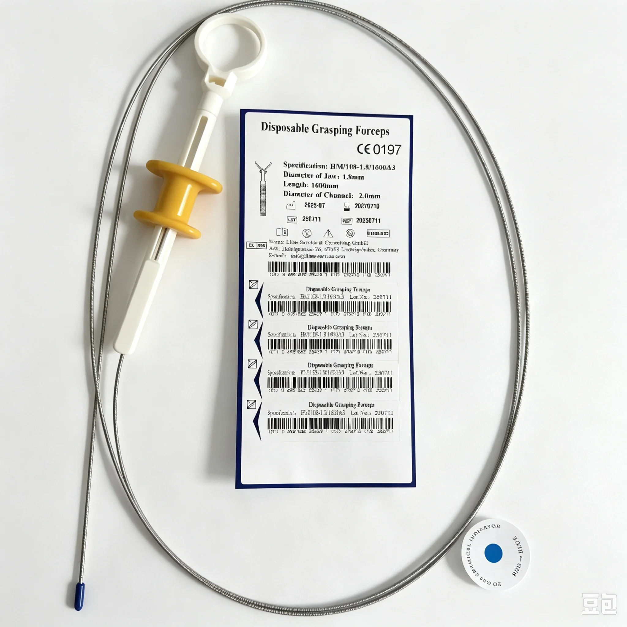 Disposable Endoscope Foreign Body Forceps Tooth Type Flexible Grasping Forceps Gastrointestinal Forceps, Urology Forceps