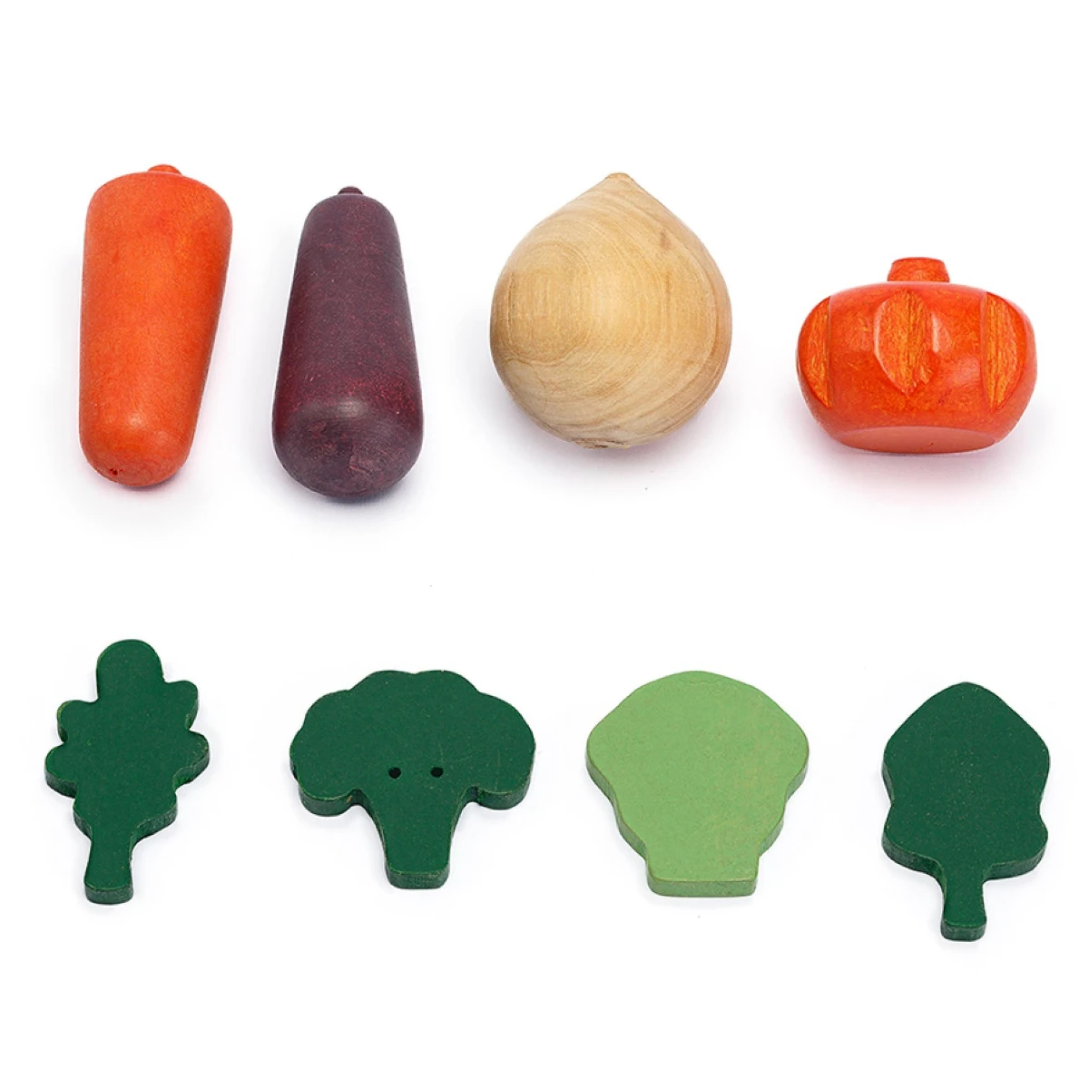 Wooden Toy-Vegetable and Vegetables Kit-8 Pieces