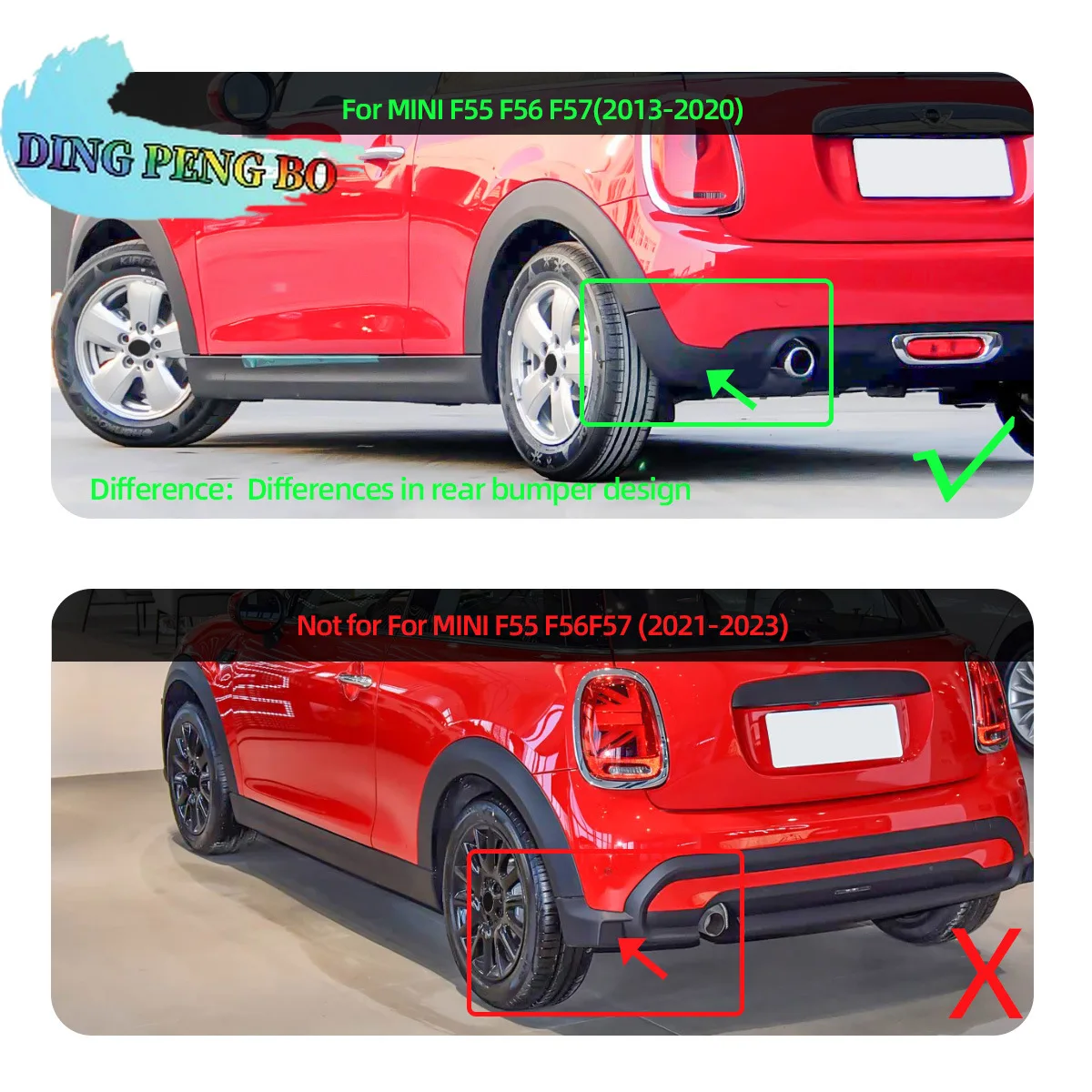 For MINI Cooper/Cooper S F55 F56 F57 Clubman F54 Mud Flaps Splash Guards For BMW MINI JCW Cooper Clubman Mudguards 2013-2020