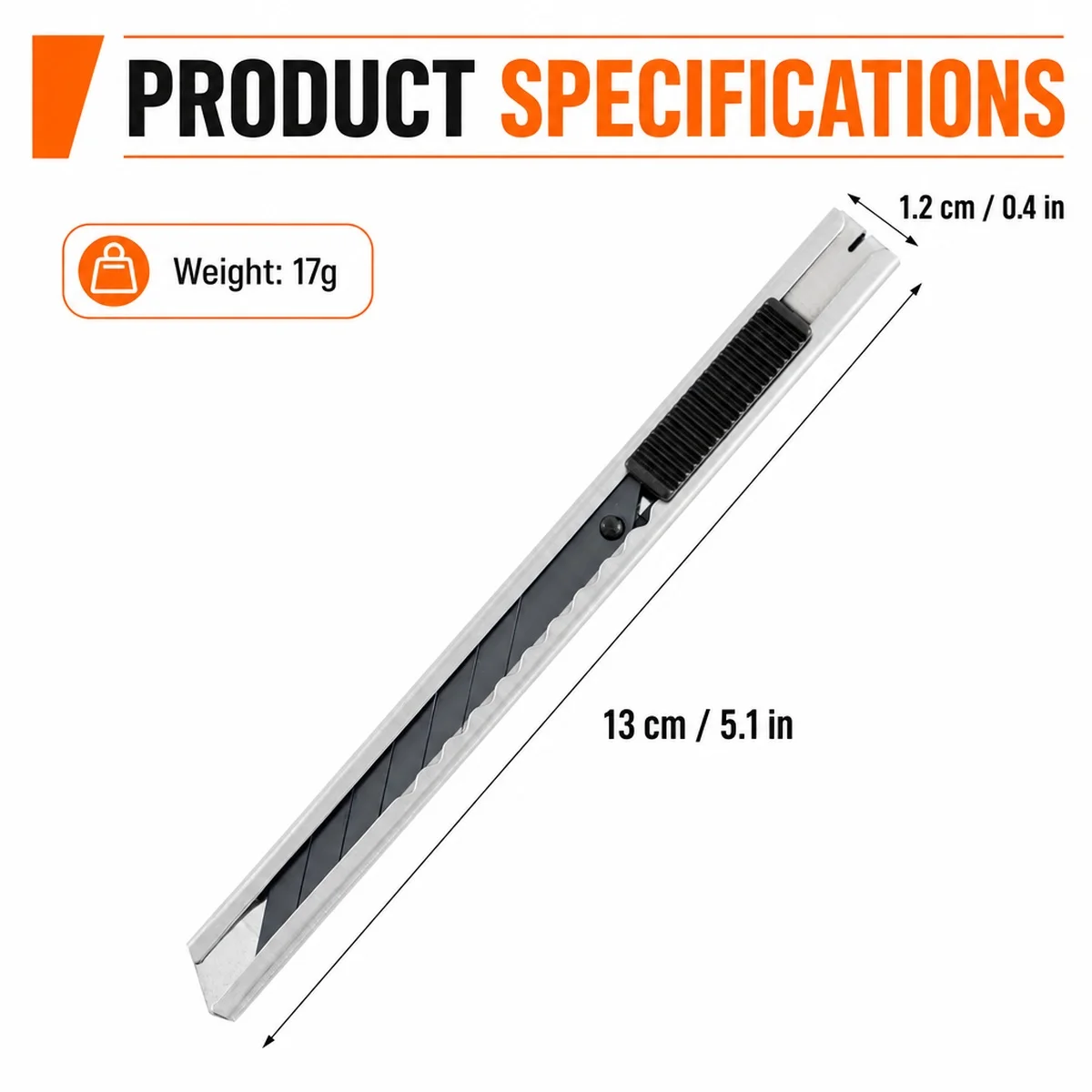 9mm 30° Snap Off Blade Slim Cutter Knife Car Window Tint Vinyl Wrap Cutter PPF Film Trimming Knife Auto Detailing Cutting Tool