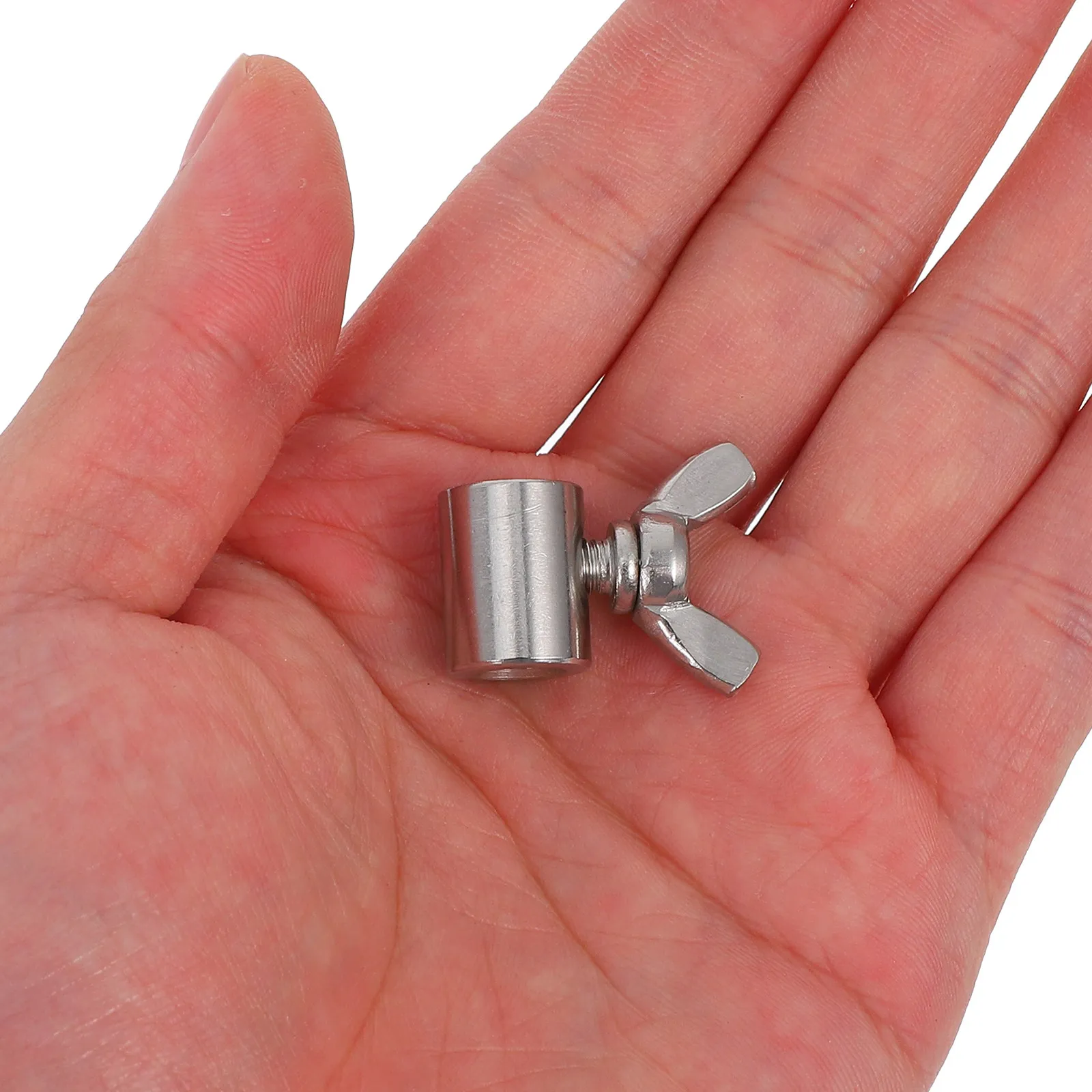 10Pcs Stainless Steel Butterfly Buckle 5Mm Hand-Tightening Column Railing Twist Buckle Tool-Free Secure Fastening Decorative