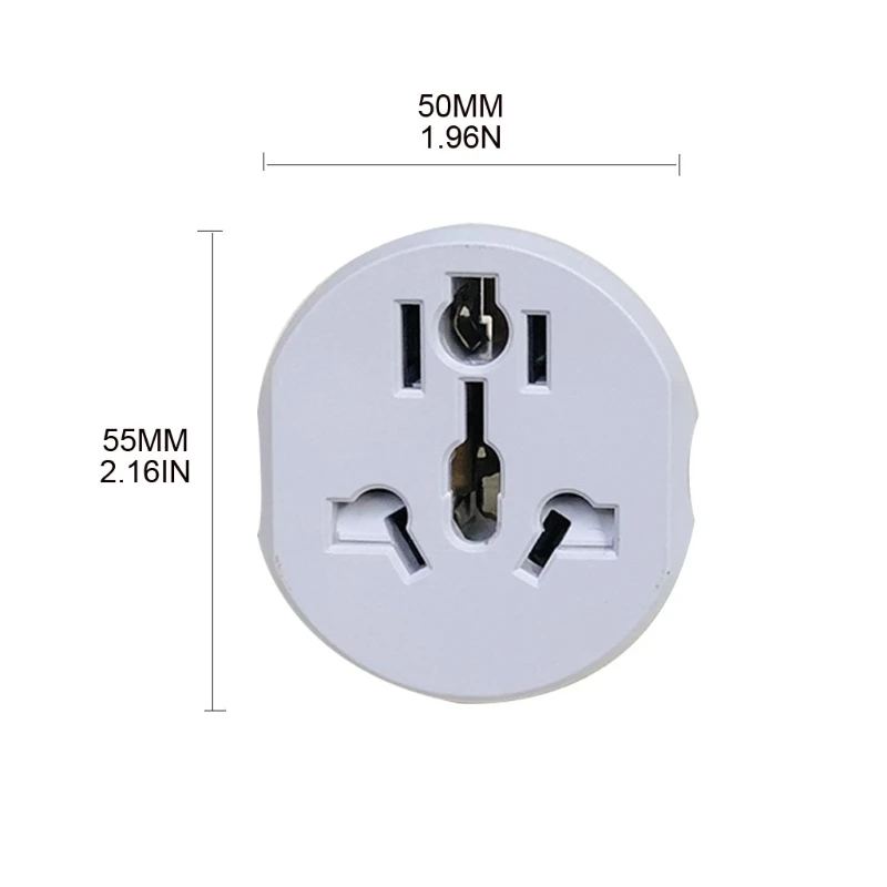 Europe/Germany Travel Plug Adapter International Power Adaptor Eu Plug to US Plug Converter Adapter Travel from US to EU B03E