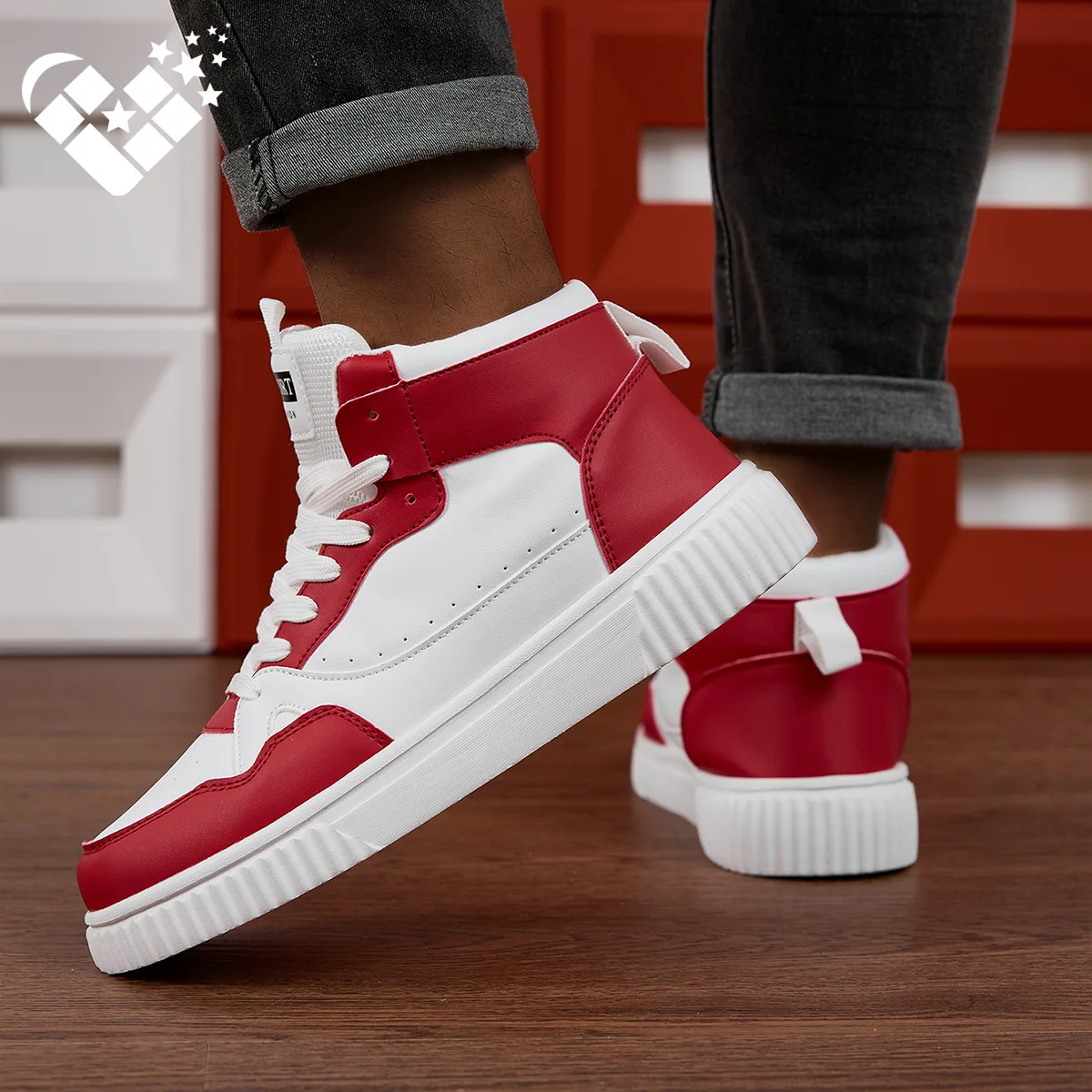 YRZL 2025 أحذية رياضية كاجوال للرجال أحذية تزلج خفيفة الوزن للمشي غير قابلة للانزلاق مريحة للتنفس أحذية رياضية خارجية أنيقة #4