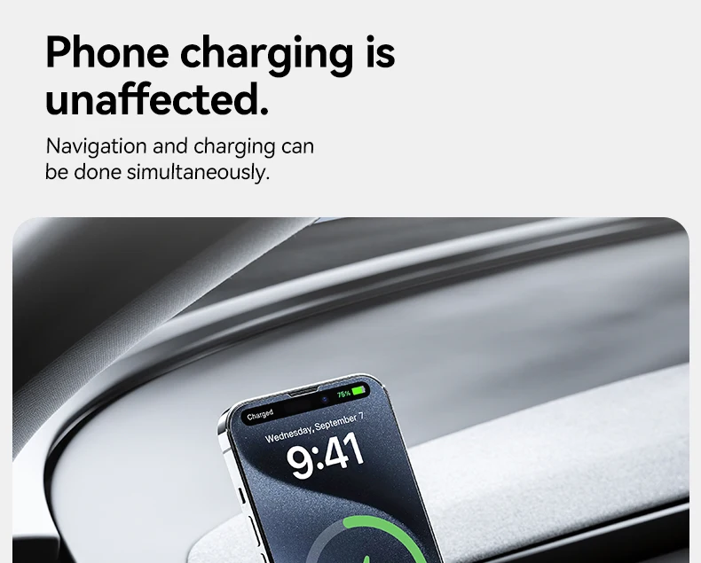 YZ Für Tesla Handyhalterung Modell Y YL Juniper 3 Highland 2025-2026 LHD RHD Magnetische Halterung Ständer 360 ° für Air Vent-Montage Magsafe – Detail 9