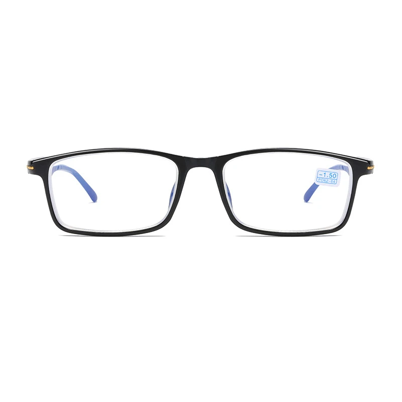 0 +1.0 +1.5 To +4.0 Lightweight TR90 Square Reader Glasses Women Men Fashion Myopia Photochromic Eyeglasses -0.5 -0.75 To -4.0