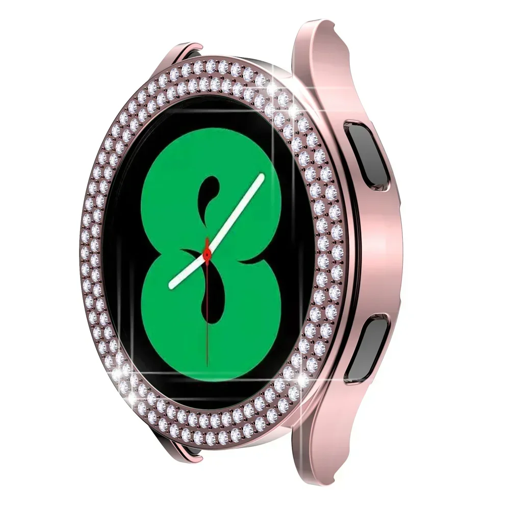 Bling Diamond Hülle für Samsung Galaxy Watch 7 6 5 4 PC Schutzhülle 40mm 44mm Displayschutz Stoßfänger Transparente Abdeckung – Detail 9
