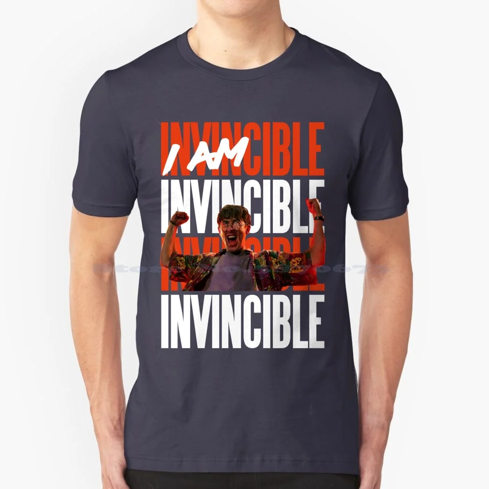 Boris-I Am Invincible! T Shirt 100% Cotton Tee Golden Eye Goldeneye Movie Boris Quote Pearce Brosnan 90s Hacker Computers