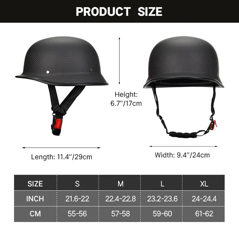 Ultralichte Koolstofvezel Half Gezicht Helm 1/2 Low Profile Motorhelmen Mannen Vrouwen Alle Seizoenen Cascos Para Motos Dot Goedgekeurd