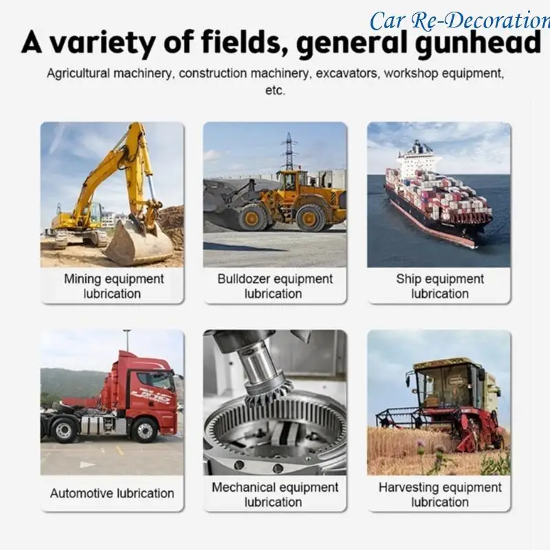 

R58D Эффективный комплект смазочных пистолетов с жирным оружием с 30 см. Для труднодоступных зон.