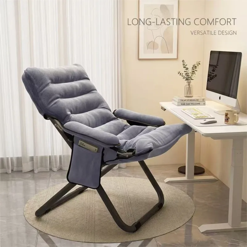 Adjustable Folding Recliner Chair Lazy Sofa Lounge Chair With Cushion Ergonomic Floor Chair Indoor