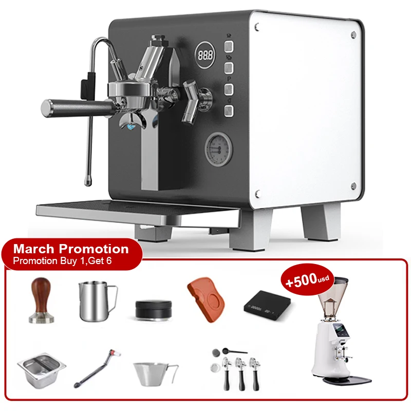 Ready Stock Available Italian Pump Commercial Single Group Semi-Automatic Cafe Espresso Machines For