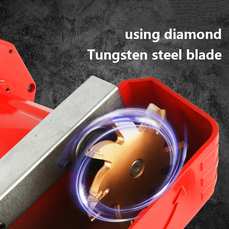 220V 2000W slotting เครื่องอิฐแสง one-time forming ฝุ่น-ฟรี high-power ตัดประเภทถัง slotting เครื่อง