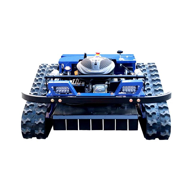 Tracked Remote Lawn Mower 450mm Cutting Width Steep Slope Crawler Grass Cutting Machine For Farm Villa Park Landscaping