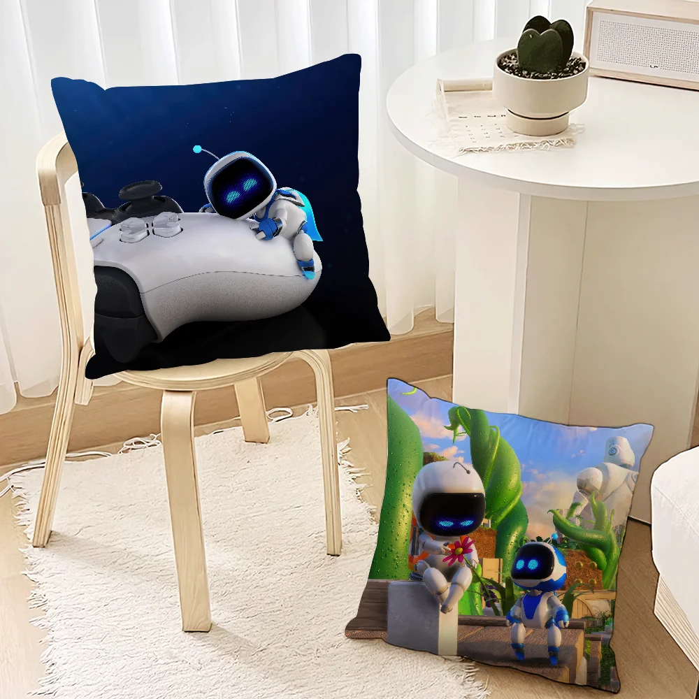 Game Astro Bot Pillow Case Soft Cushion Cases for Farmhouse Sofa Decor Home Decorations and Protector