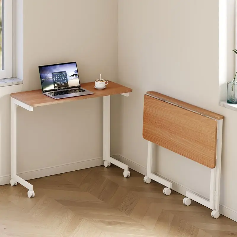 Folding table Bedside Mobile sofa Side Student writing desk Home simple bedroom Office computer table