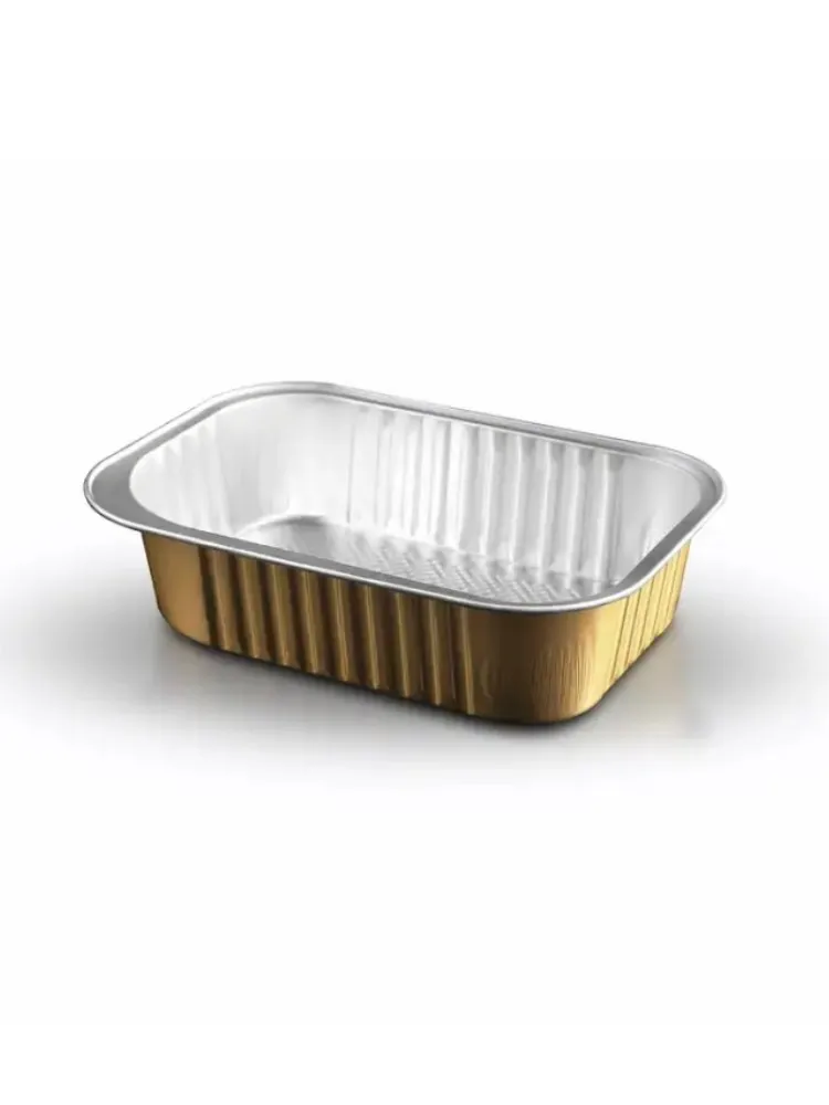 صندوق من ورق القصدير من الدرجة الغذائية بغطاء ، صندوق تعبئة تجاري ، يمكن التخلص منه ، من من من من من من من من من من من من من من من من من من من من من من من من من من من من من الدرجة من الغذاء