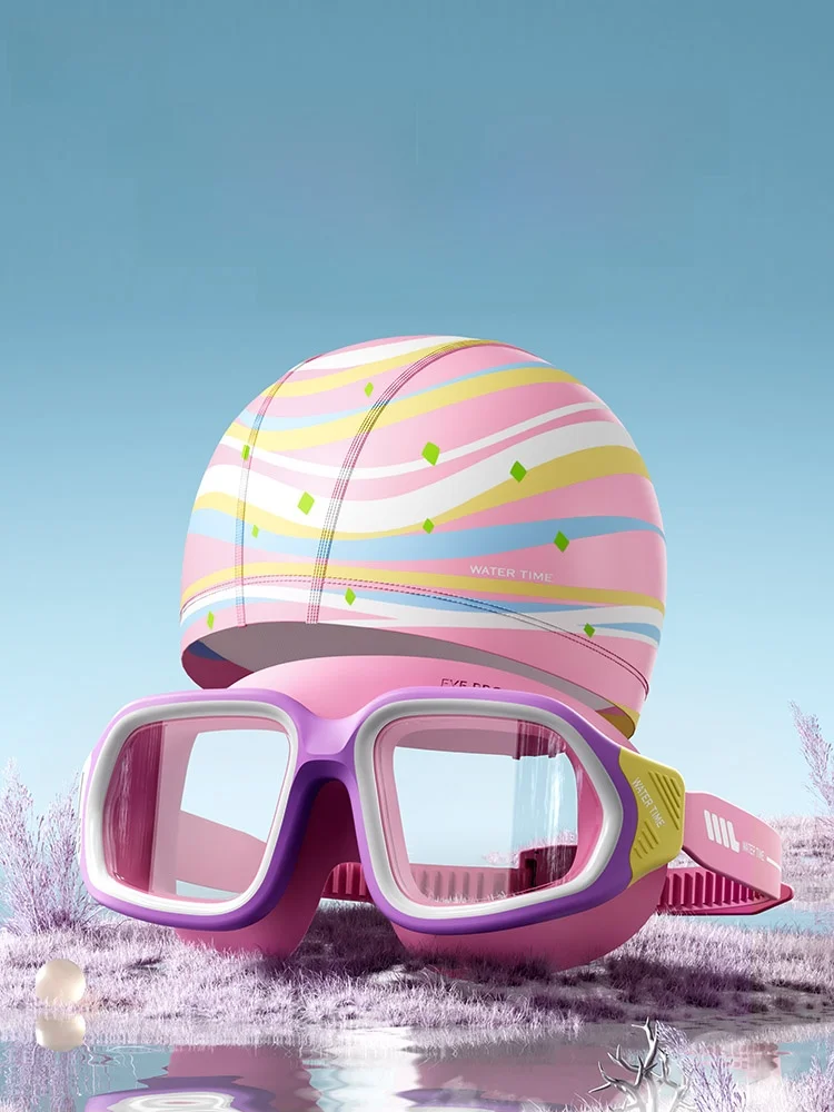 watertime-–-ensemble-de-lunettes-et-bonnet-de-natation-pour-enfants-pour-filles-et-garcons-haute-definition-anti-buee-etanches-a-grande-monture