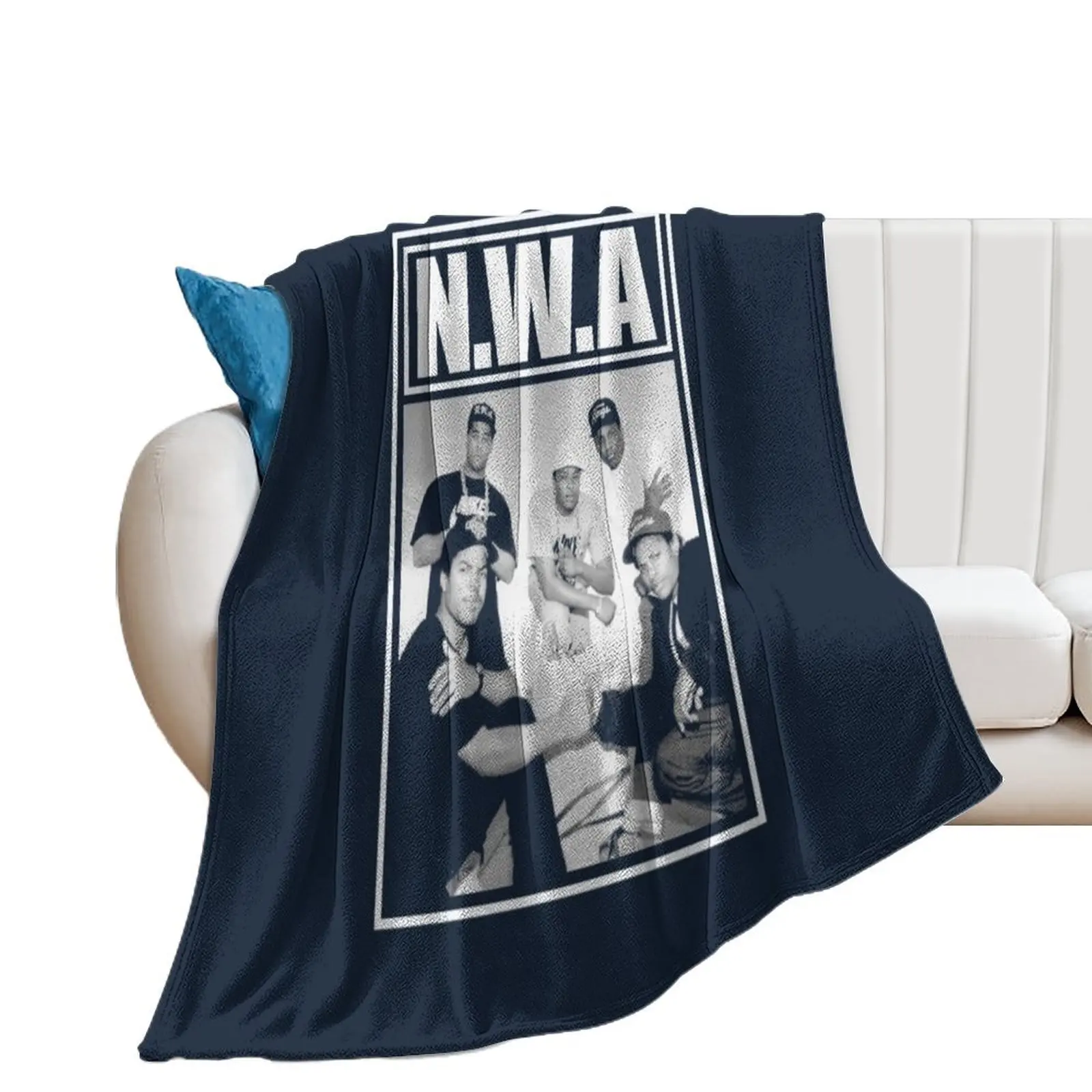 

NWA GANGSTA Throw Blanket Flannel Fabric Luxury Brand sofa bed Hairys Blankets