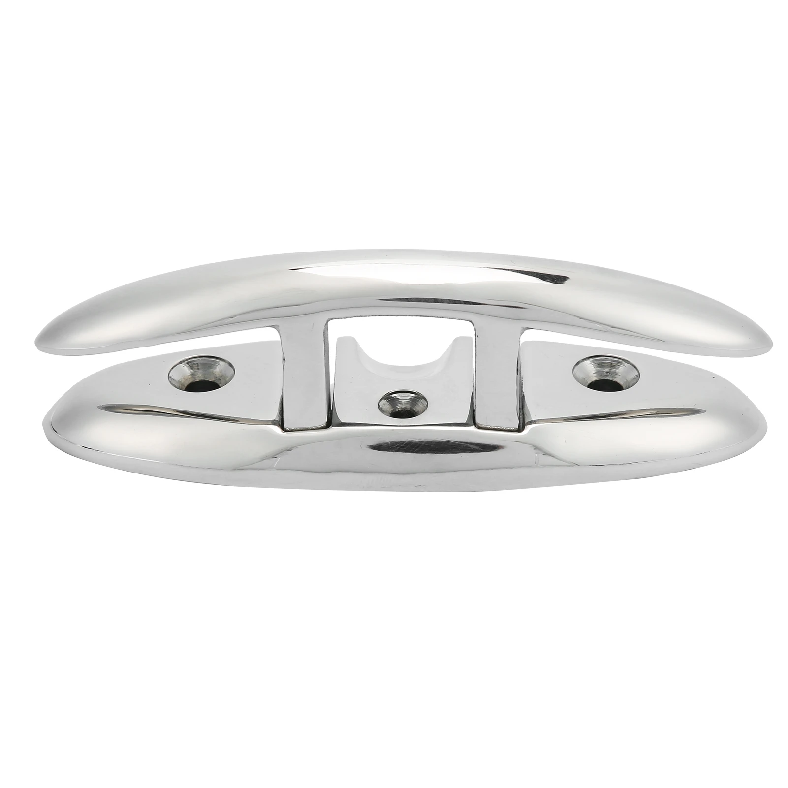 Flip Up Folding Dock Cleat 316 Stainless Steel Anti Corrosion Hardware for Marine Boat Yacht(5in )