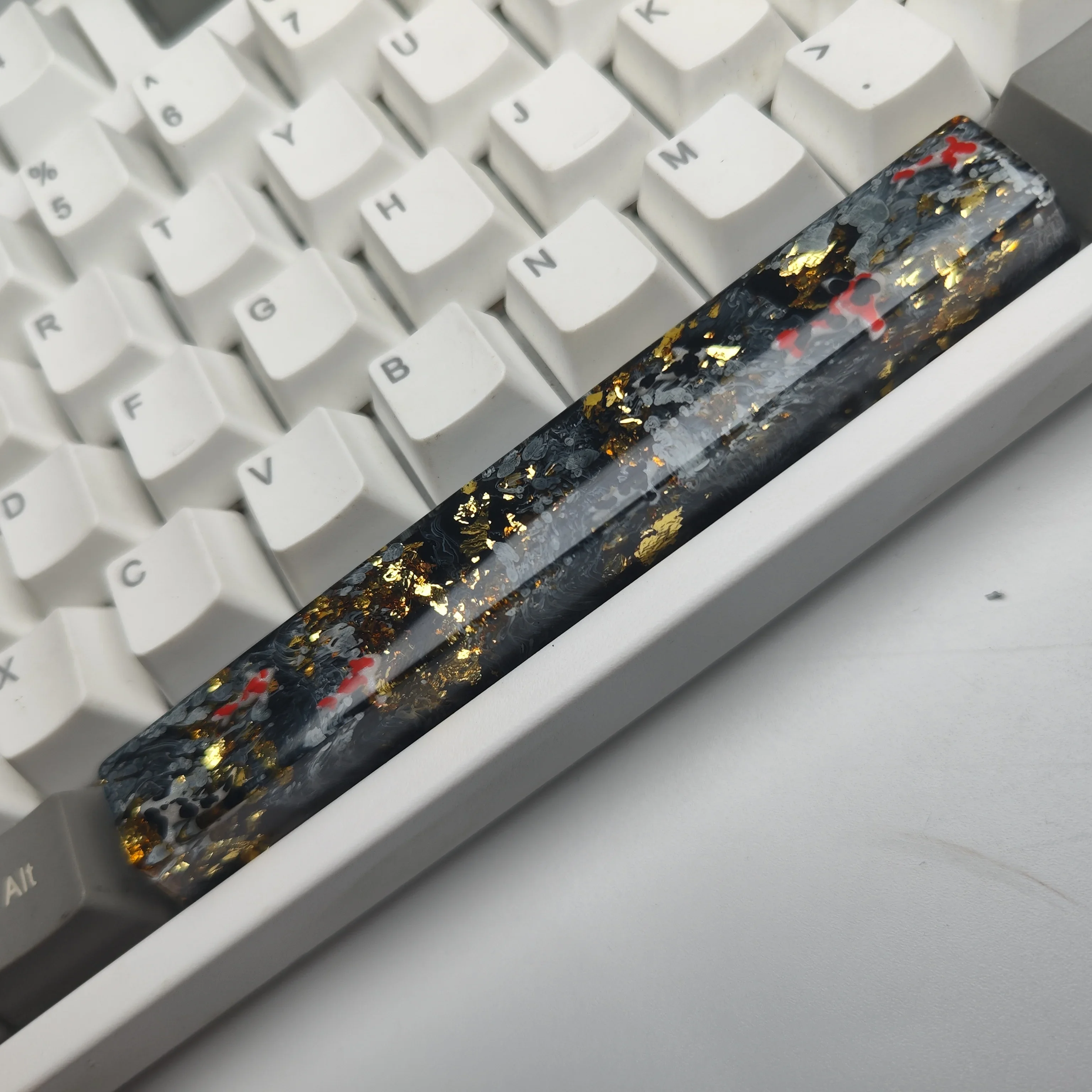 

6.25u OEM Profile Spacebar Handmade Resin keycaps Luxury DIY Keycaps For Mechanical Keyboard Mx Switch For GK64 GK61 Anne Pro 2