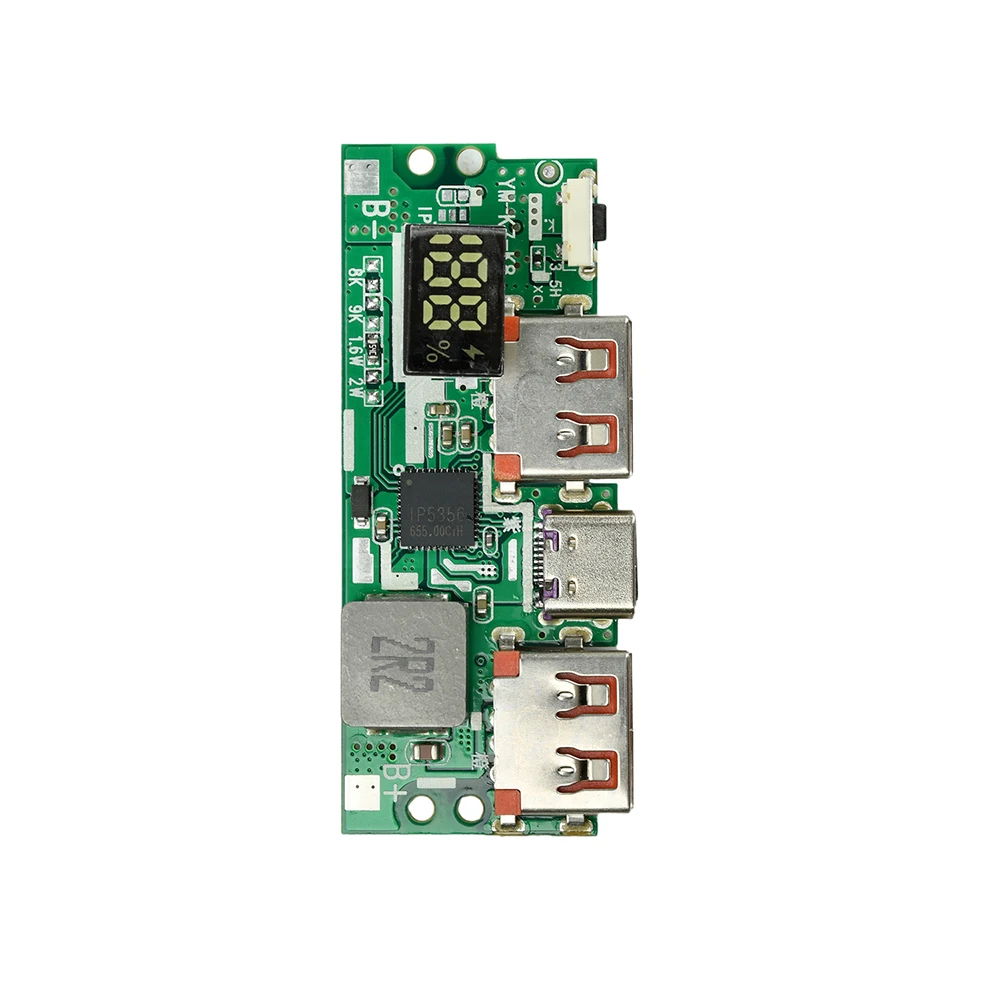 PD22.5W Batterie-Aufbewahrungsbox Schnellladung DIY Power 1260110 Powerbank-Gehäuse Elektronik-Kit – Detail 18