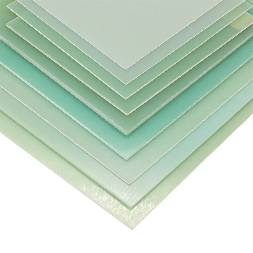 Thick 0.5mm-20mm FR4 Fiberglass Sheet Green Epoxy Plate 3240 Epoxy Resin Insulation Board Glass Fibre 100X100mm~150X150mm