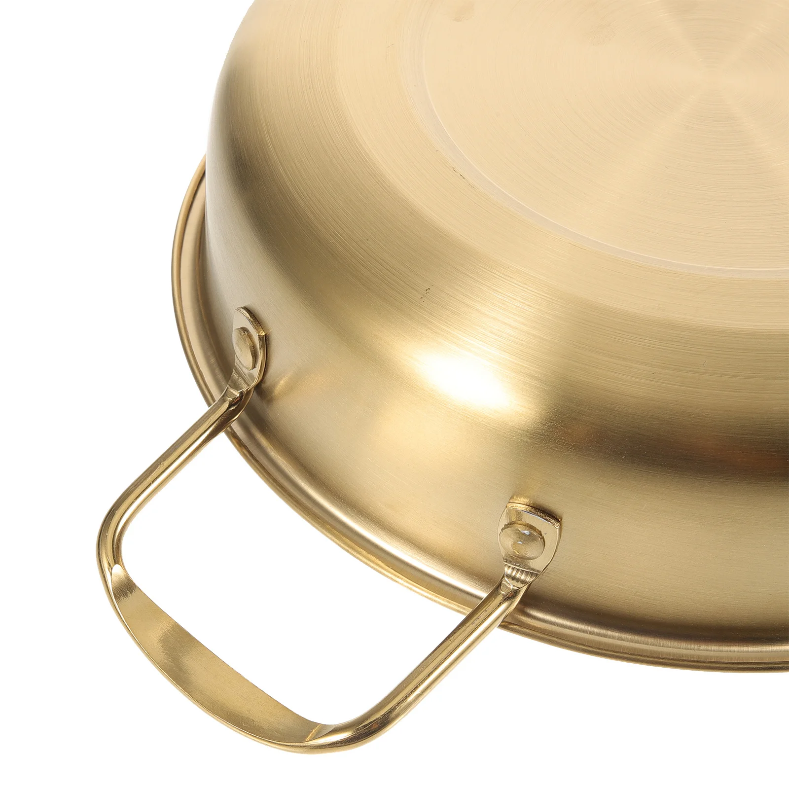 

Stainless Steel Overflow Proof Noodle Pot Large Capacity Anti-Scald Handles Soup Pot Ramen Cooking Camping Kitchen