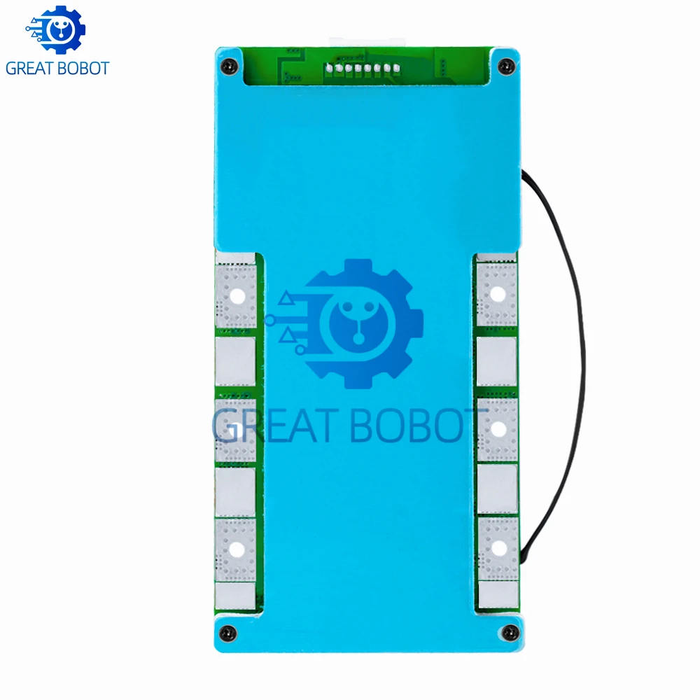 6S 22.2V LMO BMS 80A/100A/120A 18650 Ternary Battery Protection Module Cell Balancing With Heat Sink & Cables