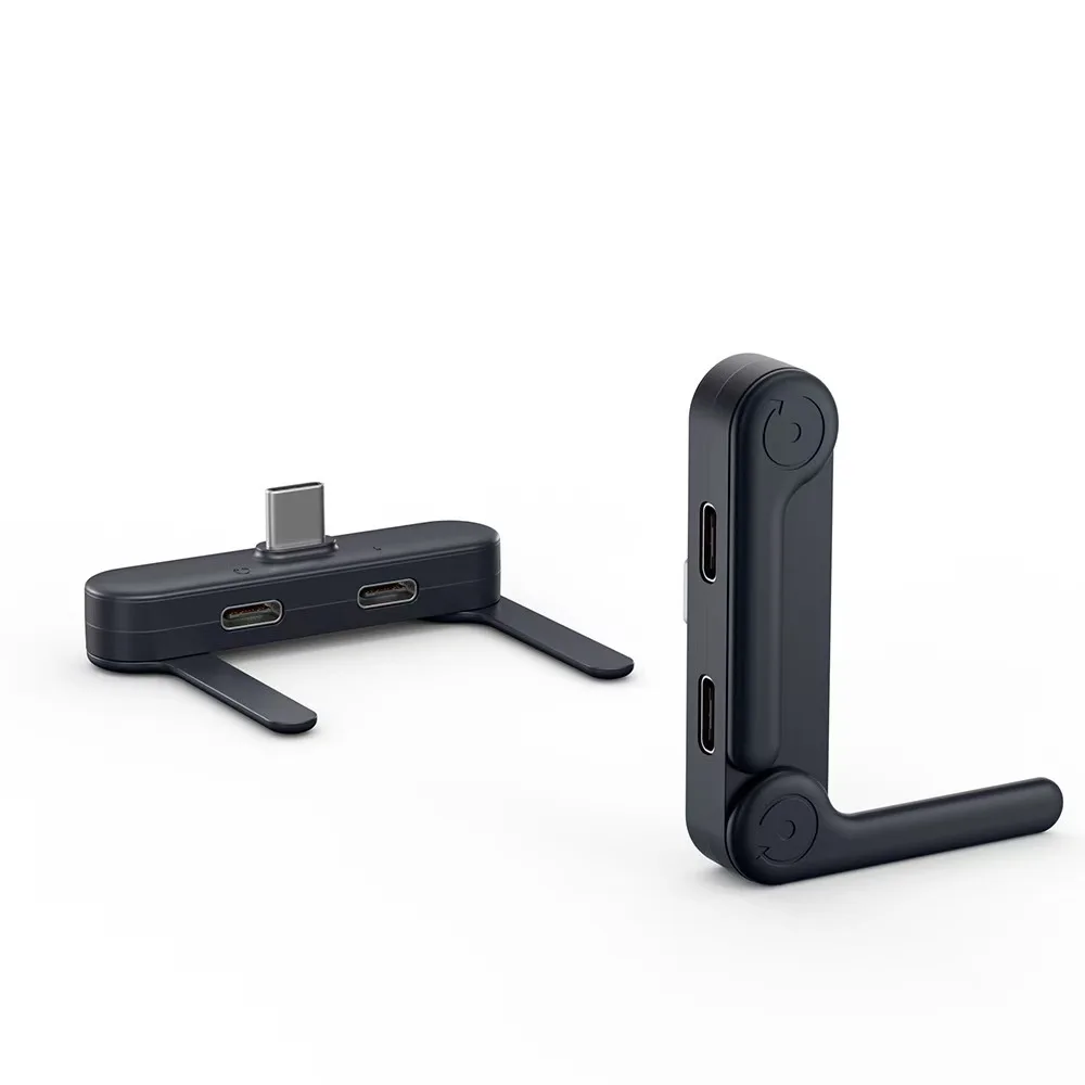 USB C to 3.5mm Adapter 2 in 1 with Stand OTG Splitter Fast Charging Audio for iPhone 17 16 15 Samsung Gaming