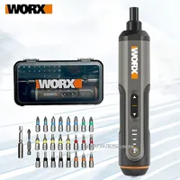 Electrical Screwdriver Set Worx 3.6V WX240 Smart Cordless Electric Screwdrivers USB Rechargeable Handle 24 Bit Sets Tools