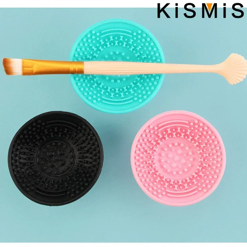 Silicone Makeup Brush Cleaner Pad Suction Cup Deep Cleaning Tool for Beauty Blender Cosmetics