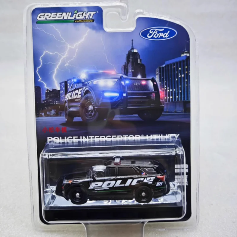 

Greenlight 1:64 2020 Explorer's Police Alloy Simulation Car Model Static Collection Decorated Holiday Gift Souvenir Gift