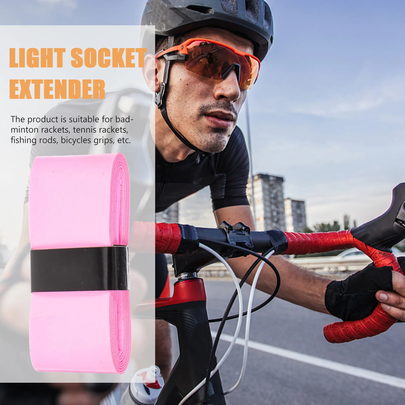 1 زوج المضادة للانزلاق مضرب شريط لحام Pu لمط العصابة ل تنس الريشة الصيد رود مقبض التفاف إكسسوارات رياضية