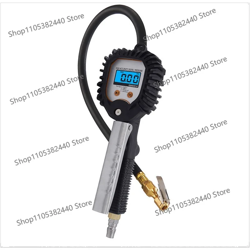 Tire inflation gauge pressure gauge Barometer Digital display Automotive tire  pressure gauge Tire pressure gun