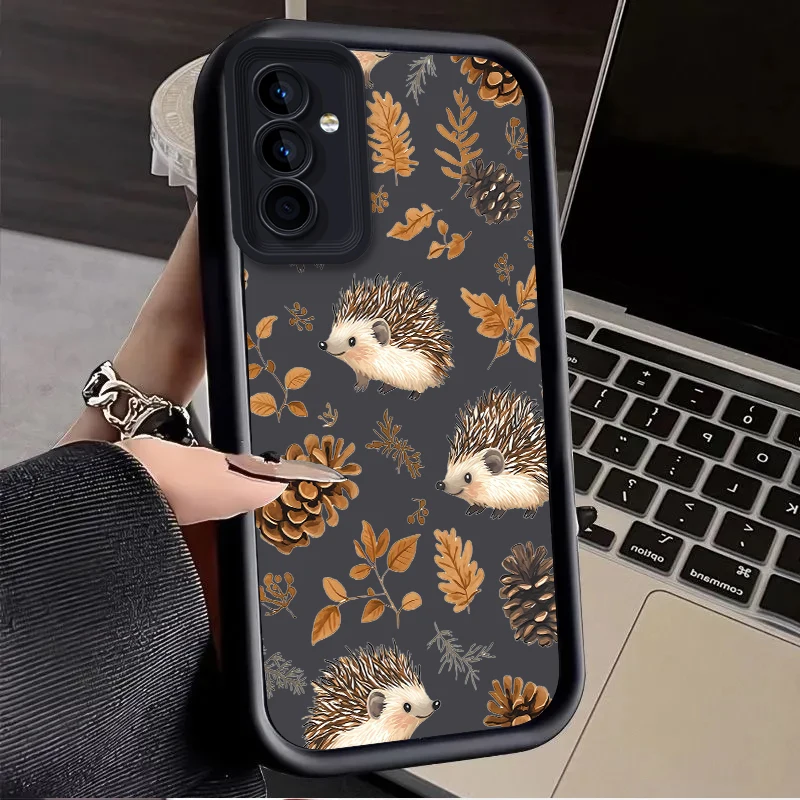 Funda de erizo para Samsung Galaxy A53 A50 A50S A36 5G A35 A34 A33 A32 A30 A26 A24 A23 A22 A20 A16 A15 A14 A13 A12 4G A06
