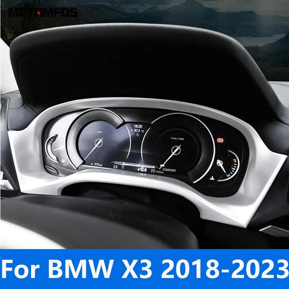 

Для BMW X3 2018 2019 2020 2021 2022 2023 приборной панели из углеродного волокна, крышка приборной панели, отделка, аксессуары для интерьера, Стайлинг автомобиля