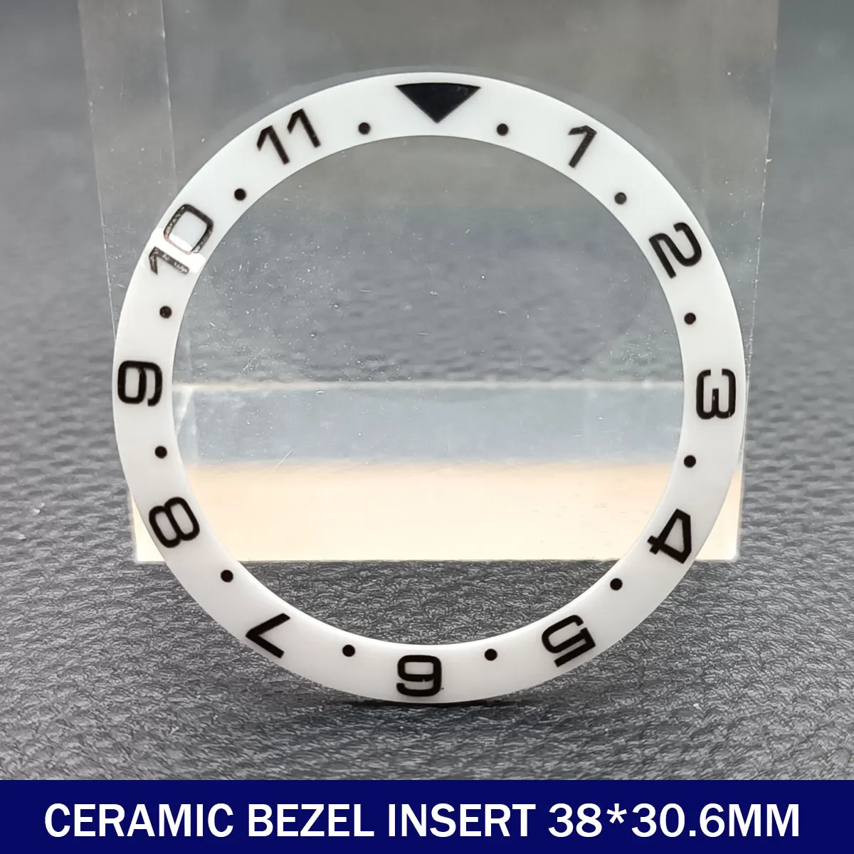 38mm High quality Ceramic Watch Bezel Insert Ring Slope Fit 40mm Watch Case NH35 NH34 GMT Diving Men Watch Part Accessories